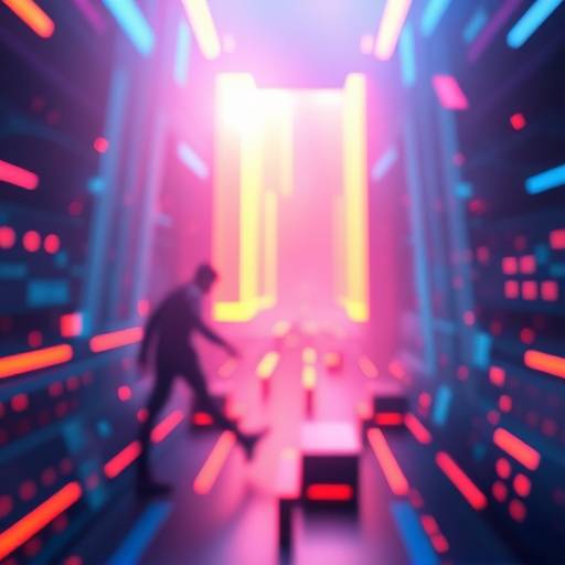 Abstract image symbolizing innovation and forward-thinking approach to game development.