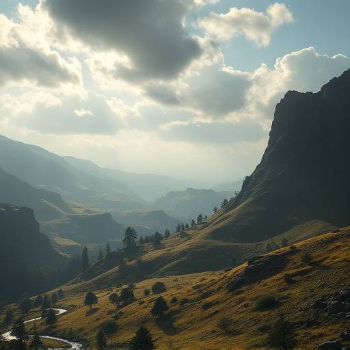 Stunning landscape from a modern AAA video game showcasing advanced graphics and detailed environments.